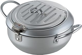 Yoshikawa Tempura SJ1024 Friteuse couverte avec thermomètre, fabriquée au Japon