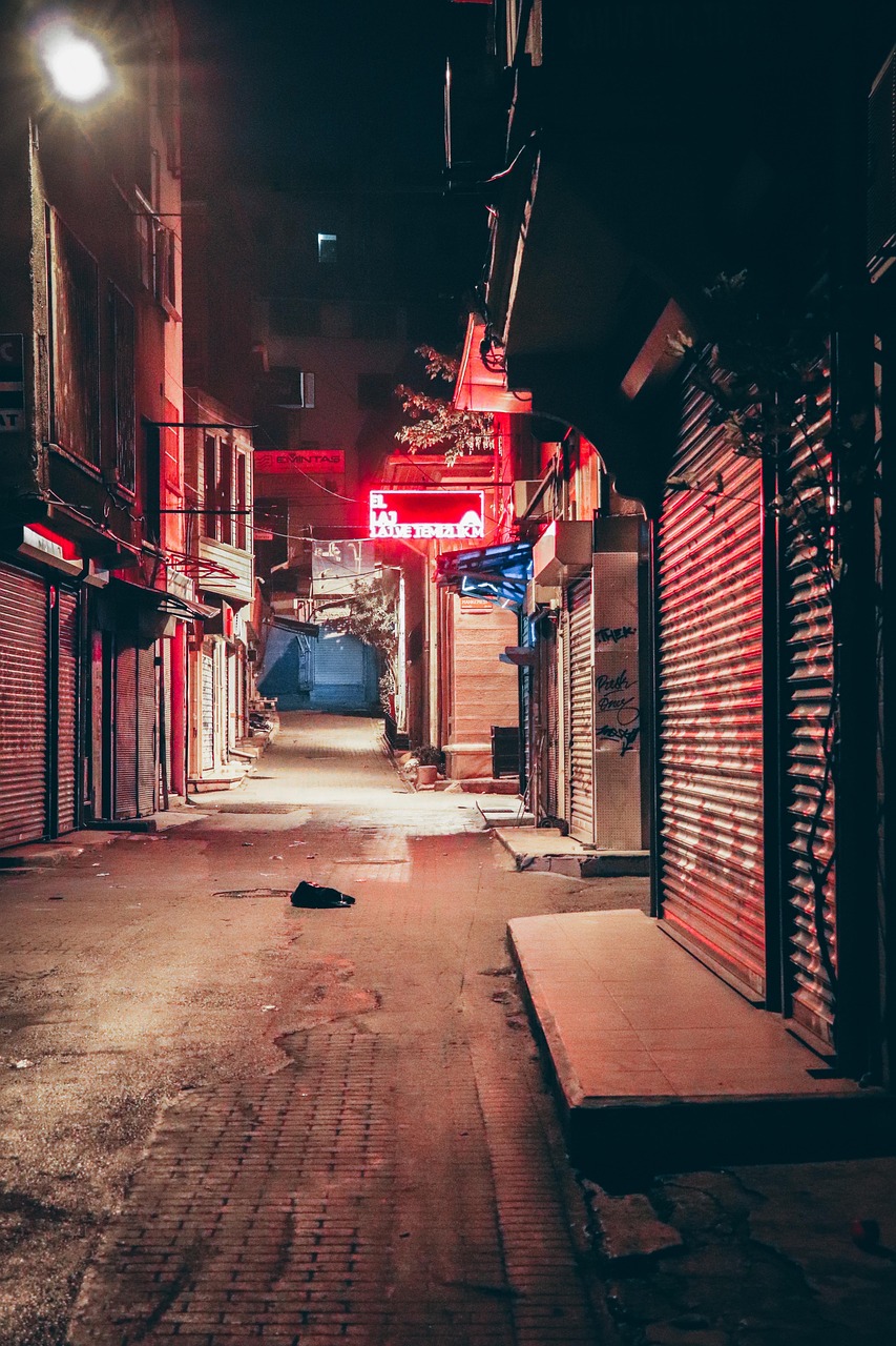 Home street, empty, travel, city, way, guide, streetlight, urban